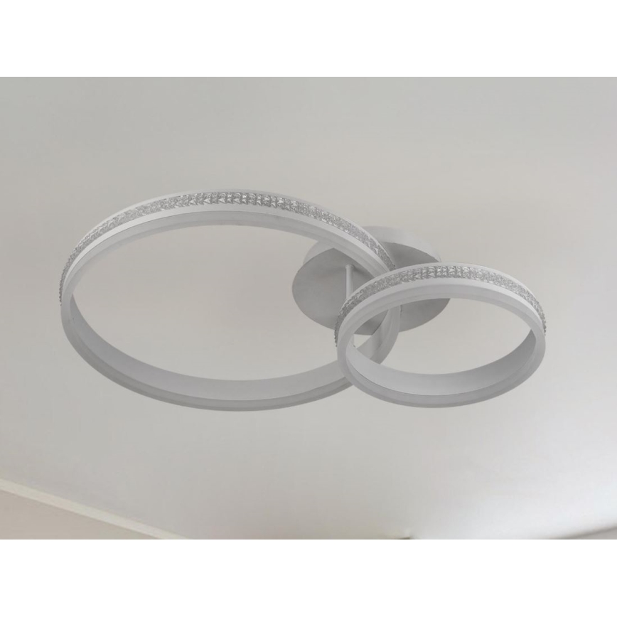 LED Dimmelhető felületre szerelhető csillár LED/110W/230V 3000-6500K + távirányítás