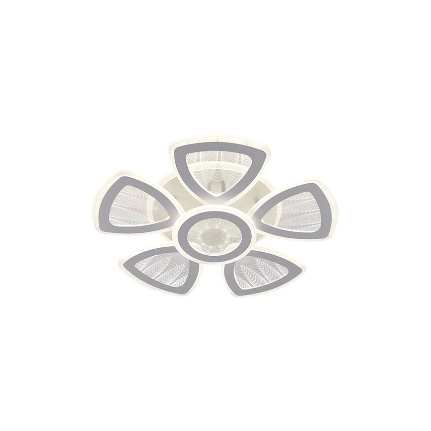 LED Dimmelhető felületre szerelhető csillár LED/145W/230V 3000-6500K + távirányítás