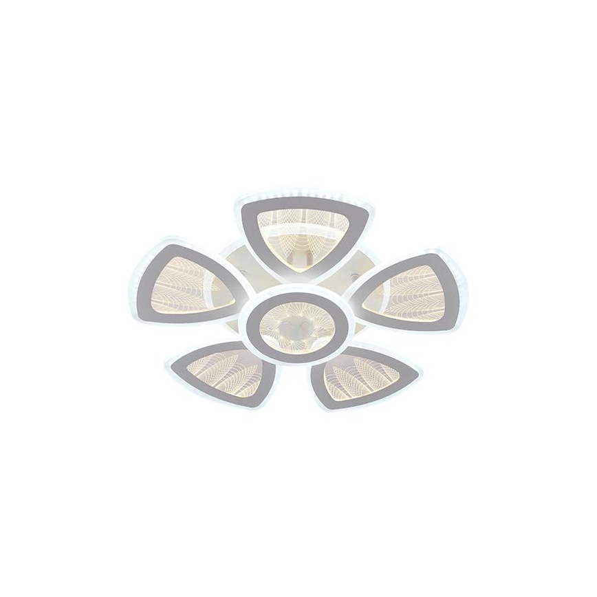 LED Dimmelhető felületre szerelhető csillár LED/145W/230V 3000-6500K + távirányítás