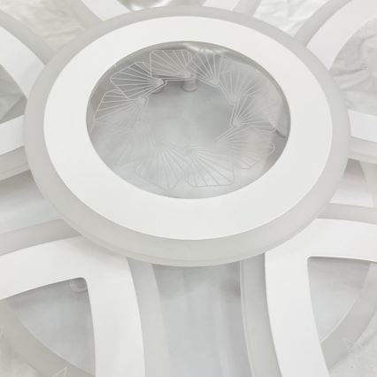 LED Dimmelhető felületre szerelhető csillár LED/145W/230V 3000-6500K + távirányítás