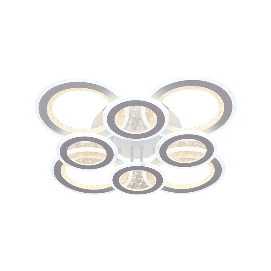 LED Dimmelhető felületre szerelhető csillár LED/200W/230V 3000-6500K + távirányítás