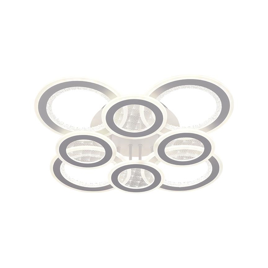 LED Dimmelhető felületre szerelhető csillár LED/200W/230V 3000-6500K + távirányítás