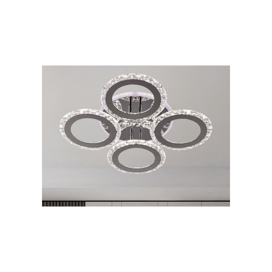 LED Dimmelhető felületre szerelhető csillár LED/55W/230V 3000-6500K + távirányító