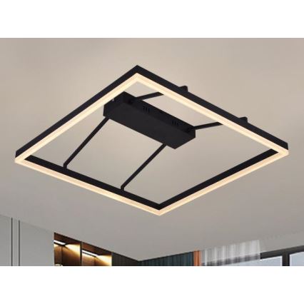 LED dimmelhető felületre szerelhető csillár LED/55W/230V 3000-6500K + távirányító