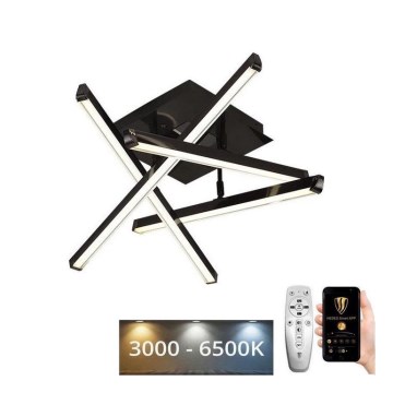 LED Dimmelhető felületre szerelhető csillár LED/60W/230V 3000-6500K + távirányítás