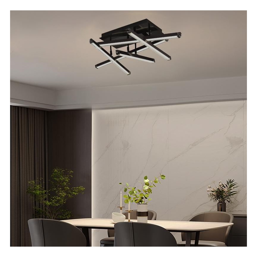 LED Dimmelhető felületre szerelhető csillár LED/60W/230V 3000-6500K + távirányítás