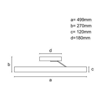 LED Dimmelhető kristály felületre szerelhető Csillár LED/75W/230V 3000-6500K fehér + távirányítás
