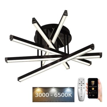 LED Dimmelhető felületre szerelhető csillár LED/75W/230V 3000-6500K + távirányítás