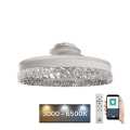 LED Dimmelhető felületre szerelhető csillár LED/86W/230V 3000-6500K fehér + távirányítás