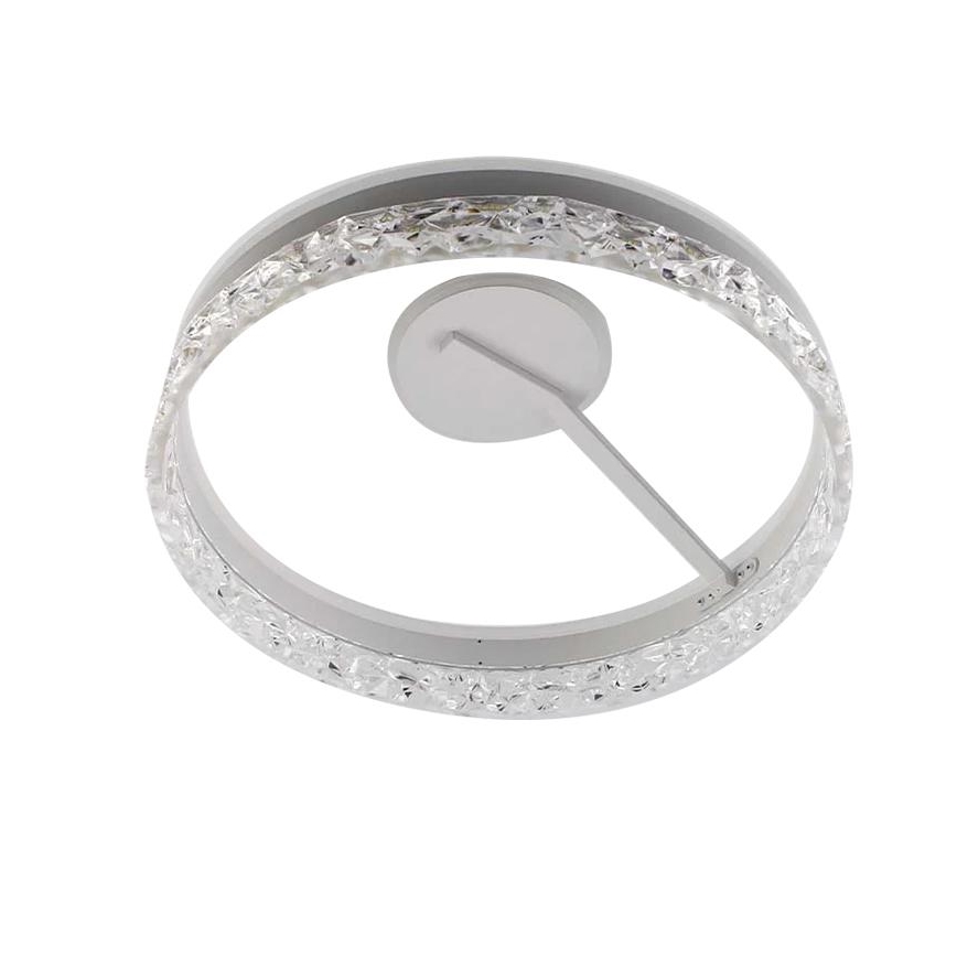 LED Dimmelhető felületre szerelhető csillár LED/86W/230V 3000-6500K fehér + távirányítás