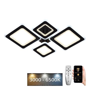 LED Dimmelhető felületre szerelhető csillár LED/95W/230V 3000-6500K + távirányítás