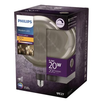 LED dimmelhető filament izzó G200 E27/6,5W/230V 1800K