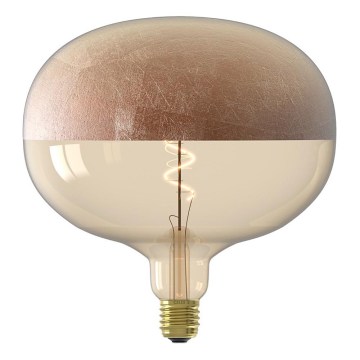 LED dimmelhető filament izzó kupakkal E27/6W/230V 1800K rézszínű CRI 90