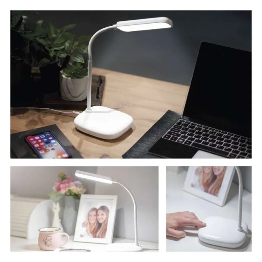 LED Dimmelhető flexibilis asztali lámpa LED/12W/230V 3000K/4000K/6500K fehér