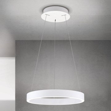 LED dimmelhető függeszték kábellel KOLK LED/40W/230V 2700/3000/4000K átm. 40 cm fehér