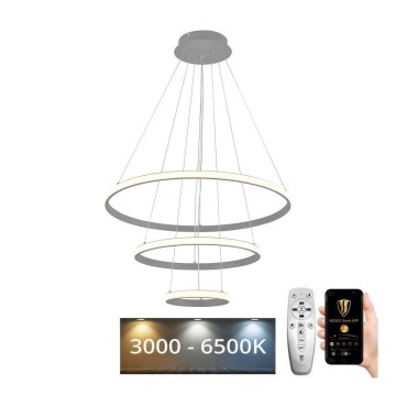 LED dimmelhető függeszték kábelre LED/90W/230V 3000-6500K átm. 60 cm + távirányító