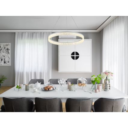 LED dimmelhető kábeles csillár ALIANZ LED/60W/230V 3000-6000K Ø 80 cm + távirányító