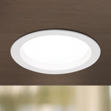 LED Dimmelhető fürdőszobai beépíthető mennyezeti lámpa OFFICE LED/10W/230V 3000/4000/6000K átmérő 9,5 cm UGR<19 IP44 fehér
