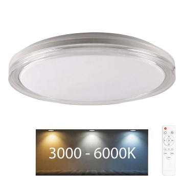 LED Dimmelhető fürdőszobai lámpa CASSANDRA LED/72W/230V átm. 49 cm 3000-6000K IP44 + távirányítás