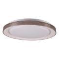LED Dimmelhető fürdőszobai lámpa GRAŻYNA LED/48W/230V 3000-6000K átm. 41 cm IP44 szürke + távirányítás