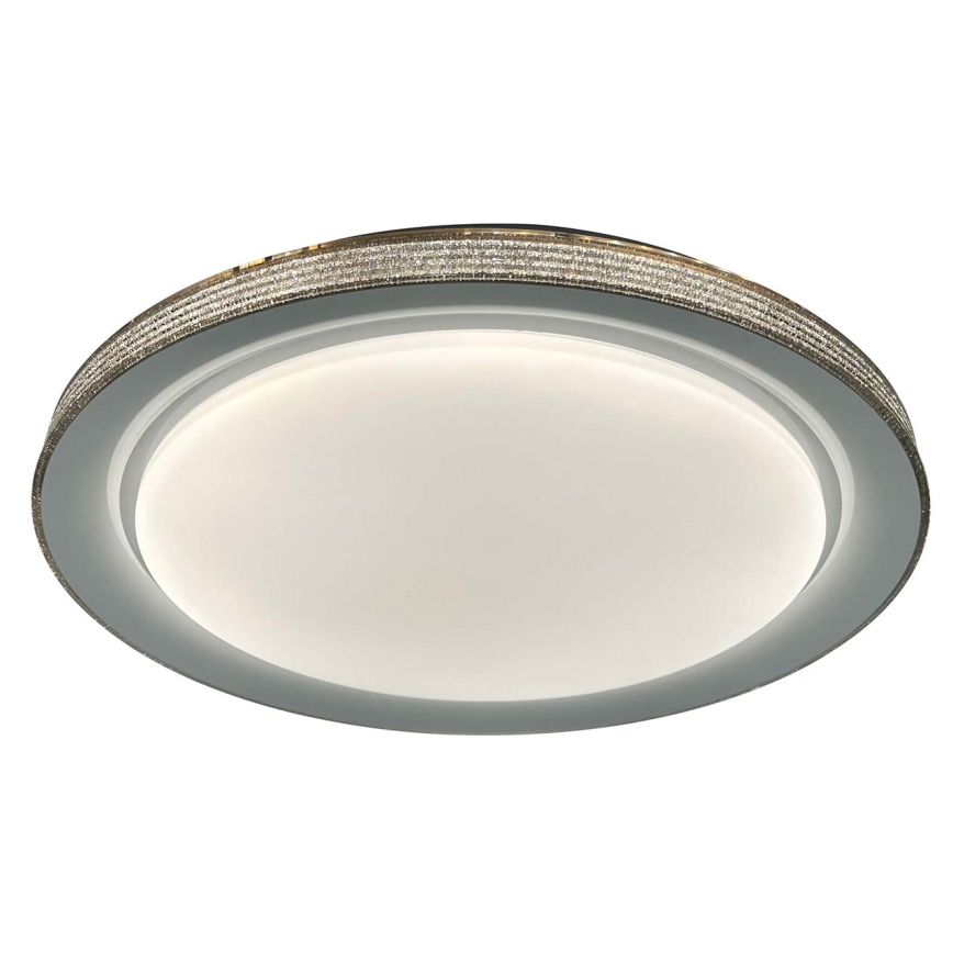LED Dimmelhető fürdőszobai lámpa GRAŻYNA LED/72W/230V 3000-6000K átm. 51 cm IP44 szürke + távirányítás
