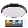 LED Dimmelhető fürdőszobai lámpa JADWIGA LED/42W/230V átm. 38,5 cm 3000-6000K IP44 + távirányítás
