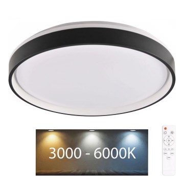 LED Dimmelhető fürdőszobai lámpa JADWIGA LED/72W/230V átm. 48 cm 3000-6000K IP44 + távirányítás