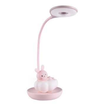 LED Dimmelhető gyermek asztali lámpa RABBIT LED/2,5W/230V rózsaszín