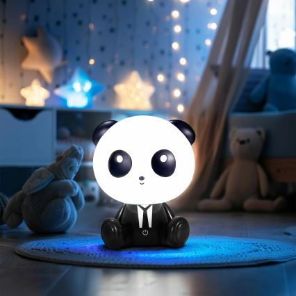 LED Dimmelhető gyermek érintős lámpa PANDA LED/2,5W/3,7V 1200 mAh