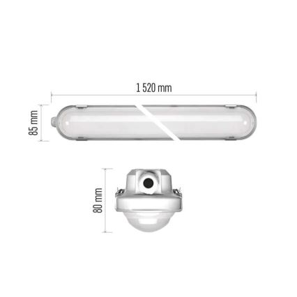 LED Dimmelhető ipari lámpa MISTY LED/29/37/45/51W/230V 6500K IP66