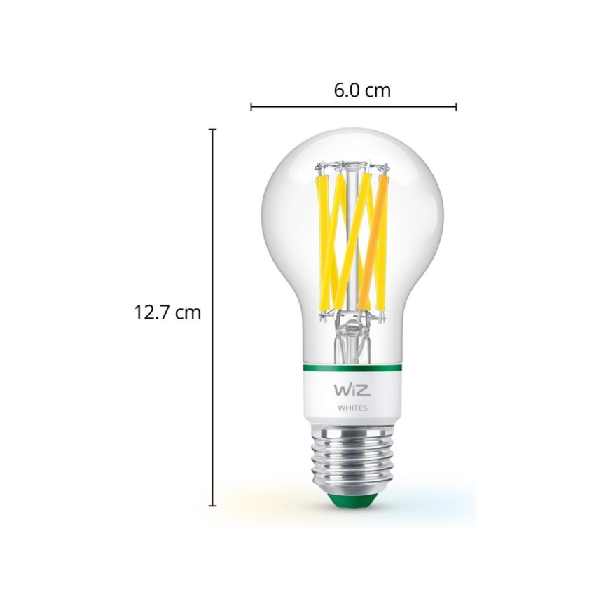 LED Dimmelhető izzó A60 E27/4,3W/230V 2700-4000K CRI 90 Wi-Fi - WiZ
