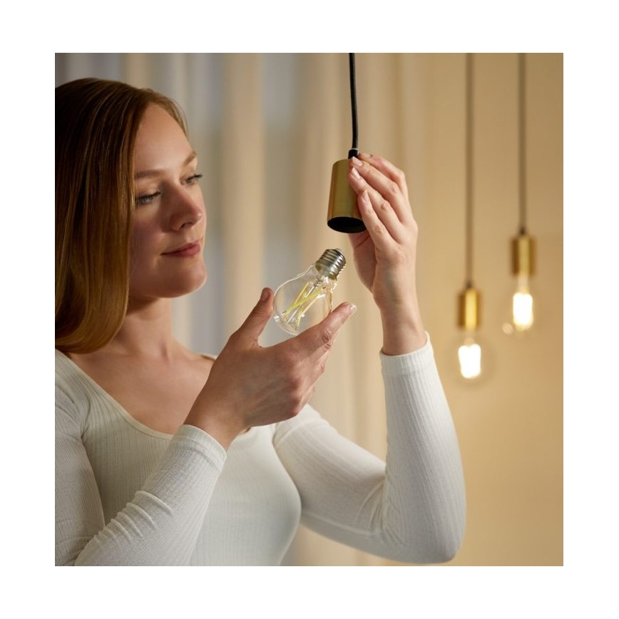 LED Dimmelhető izzó FILAMENT A60 E27/6,7W/230V 2700-6500K CRI 90 Wi-Fi - WiZ