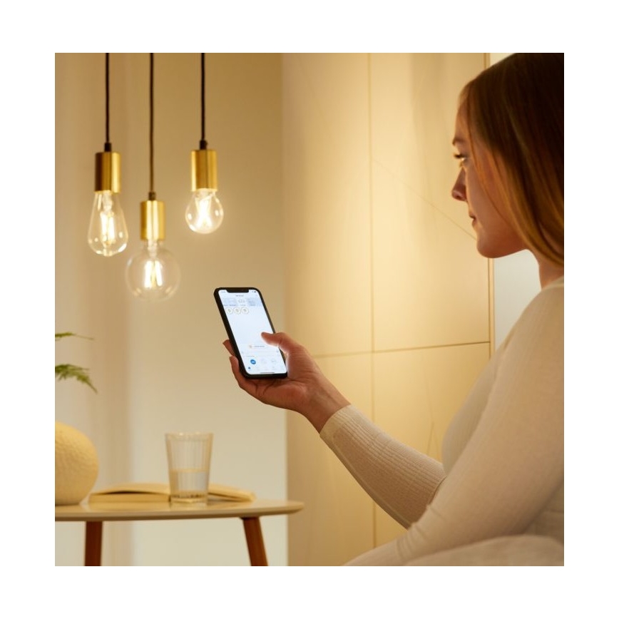 LED Dimmelhető izzó FILAMENT A60 E27/6,7W/230V 2700-6500K CRI 90 Wi-Fi - WiZ