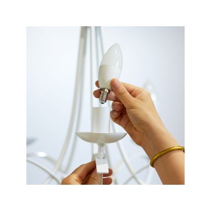 LED Dimmelhető izzó C37 E14/4,9W/230V 2700-6500K CRI 90 Wi-Fi - WiZ