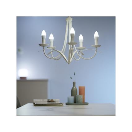 LED Dimmelhető izzó C37 E14/4,9W/230V 2700-6500K CRI 90 Wi-Fi - WiZ