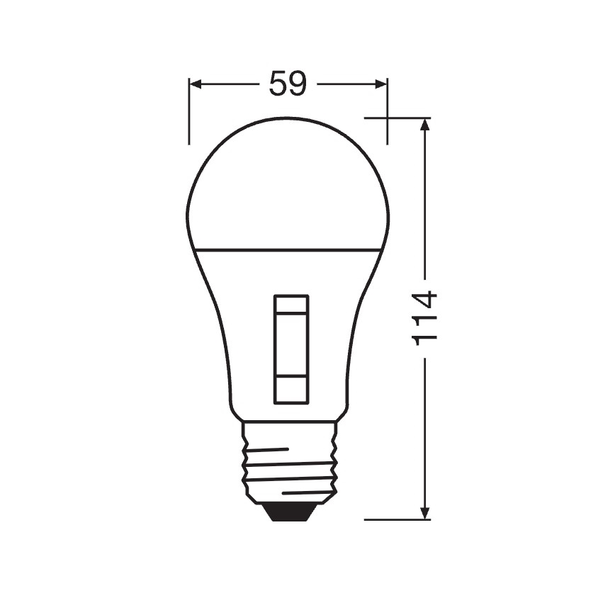 LED dimmelhető izzó CLASSIC A60 E27/8,8W/230V 2700/3000/4000/6500K - Osram