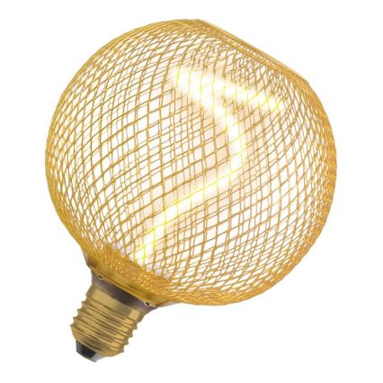 LED Dimmelhető izzó DECOR FILAMENT G125 E27/3,5W/230V 1800K arany - Osram