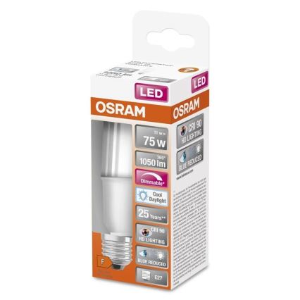 LED Dimmelhető izzó E27/11W/230V 6500K CRI 90 - Osram