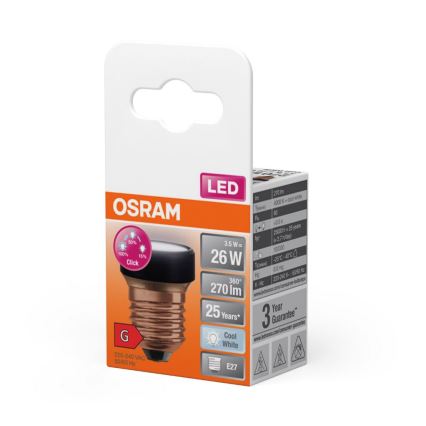 LED Dimmelhető izzó E27/3,5W/230V 4000K - Osram