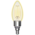 LED Dimmelhető izzó FILAMENT C35 E14/4,5W/230V 2700-6500K Wi-Fi - Aigostar
