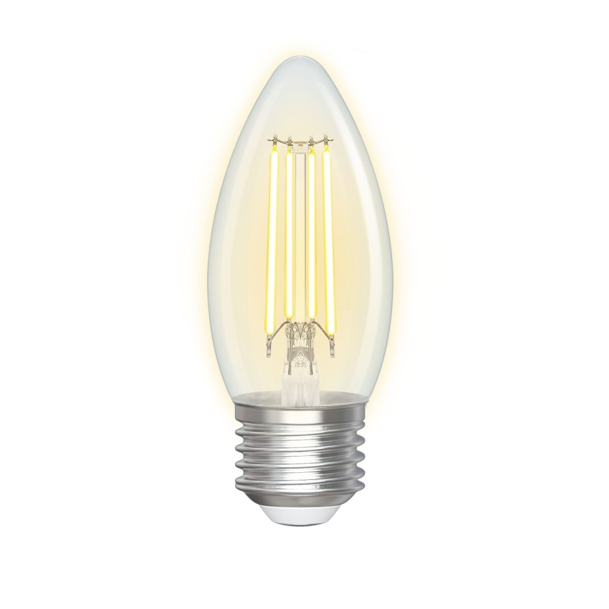 LED Dimmelhető izzó FILAMENT C35 E27/4,5W/230V 2700-6500K Wi-Fi - Aigostar