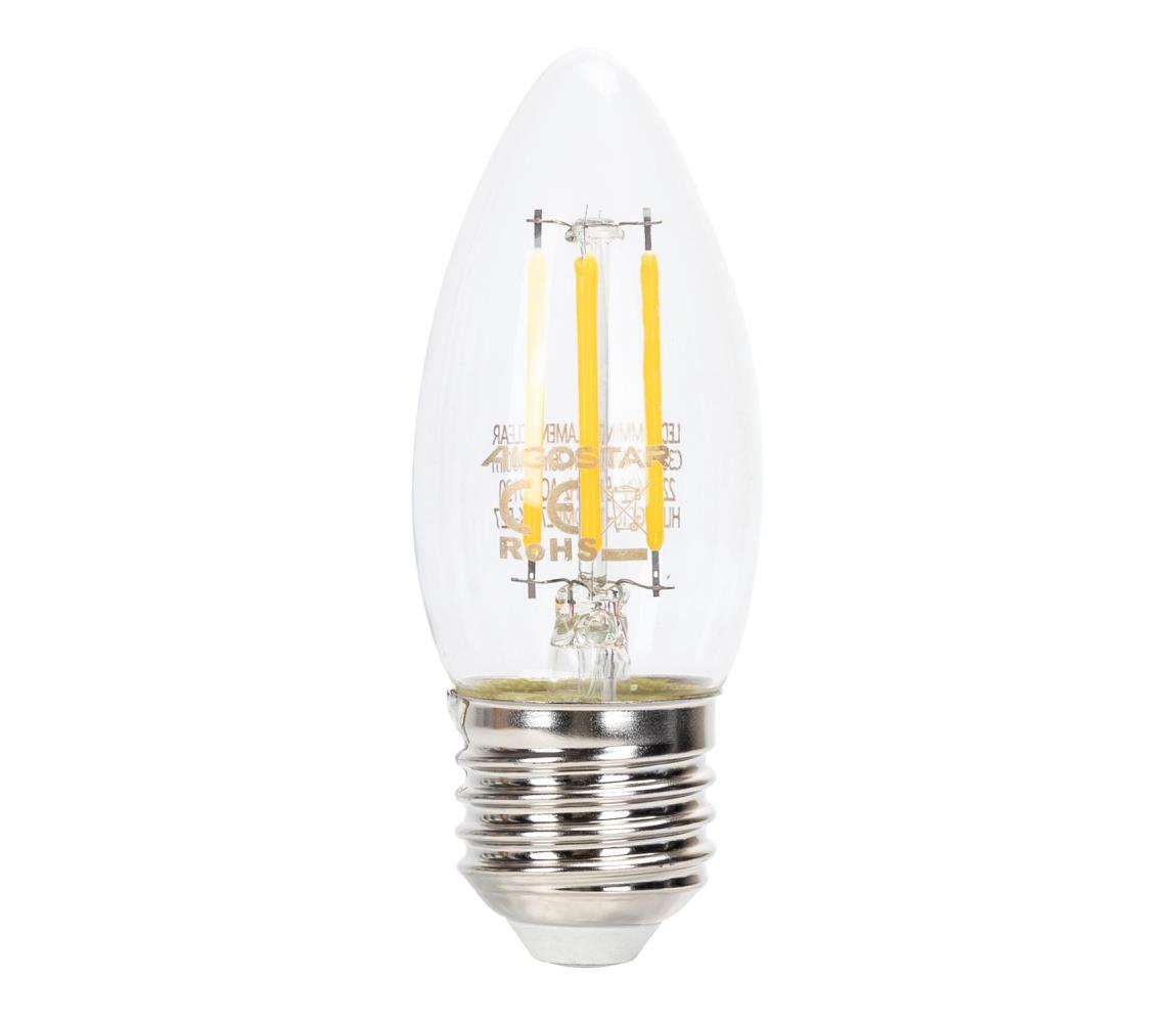 B.V. LED Dimmelhető izzó FILAMENT C35 E27/4W/230V 2700K