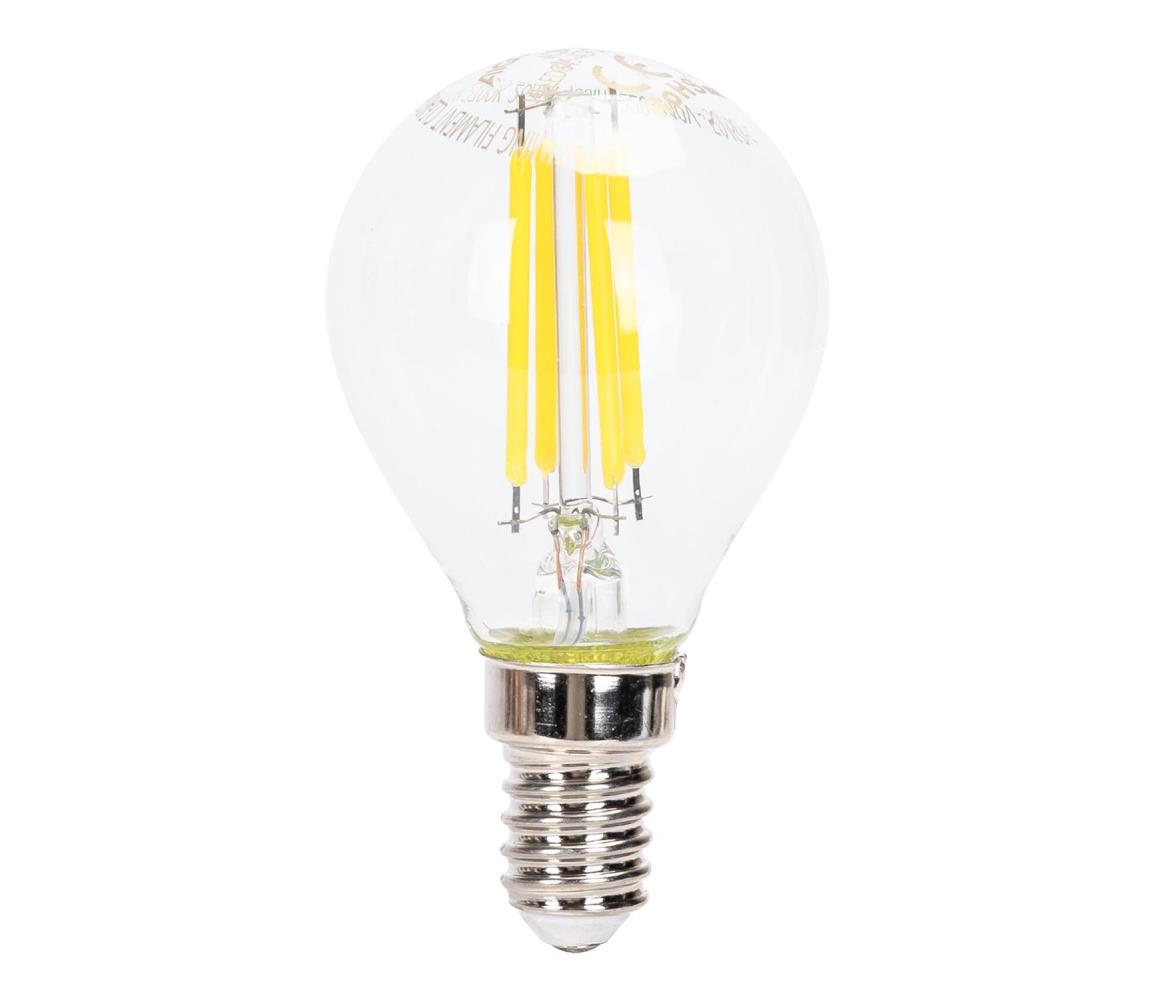 B.V. LED Dimmelhető izzó FILAMENT G45 E14/4W/230V 6500K