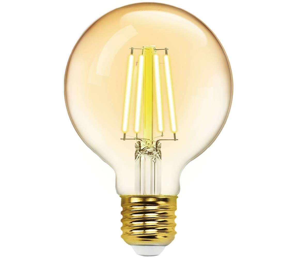 B.V. LED Dimmelhető izzó FILAMENT G80 E27/6W/230V 2700