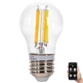 LED Dimmelhető izzó FILAMENT MESH Intelligens G45 E27/4,5W/230V 2700-6500K - Aigostar