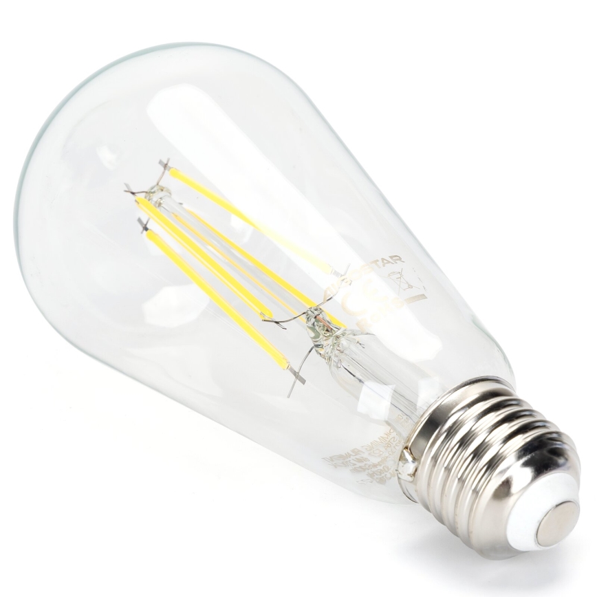 LED Dimmelhető izzó FILAMENT ST64 E27/6W/230V 6500K - Aigostar