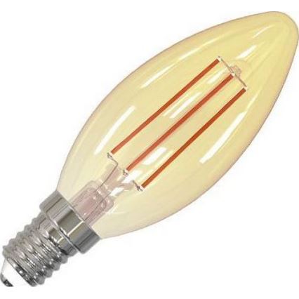 LED Dimmelhető izzó FILAMENT VINTAGE C35 E14/6W/230V 2000K