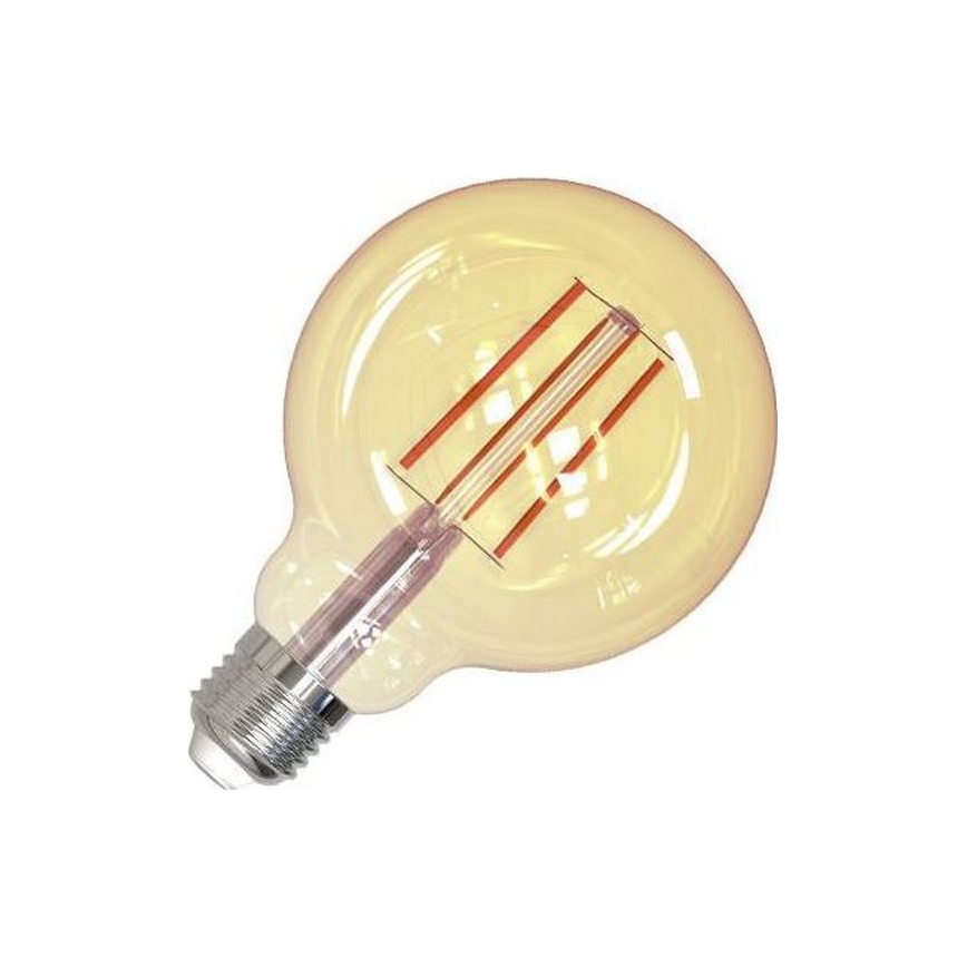 LED Dimmelhető izzó FILAMENT VINTAGE G95 E27/12W/230V 2000K