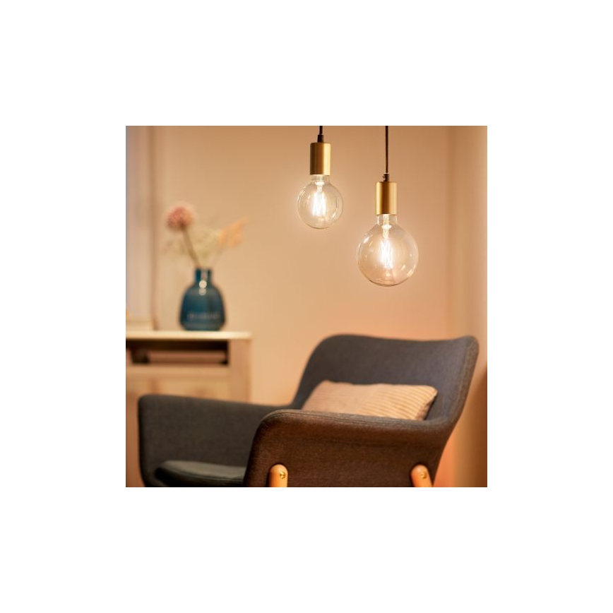 LED Dimmelhető izzó FILAMENT G125 E27/7W/230V 2700-6500K CRI 90 Wi-Fi - WiZ