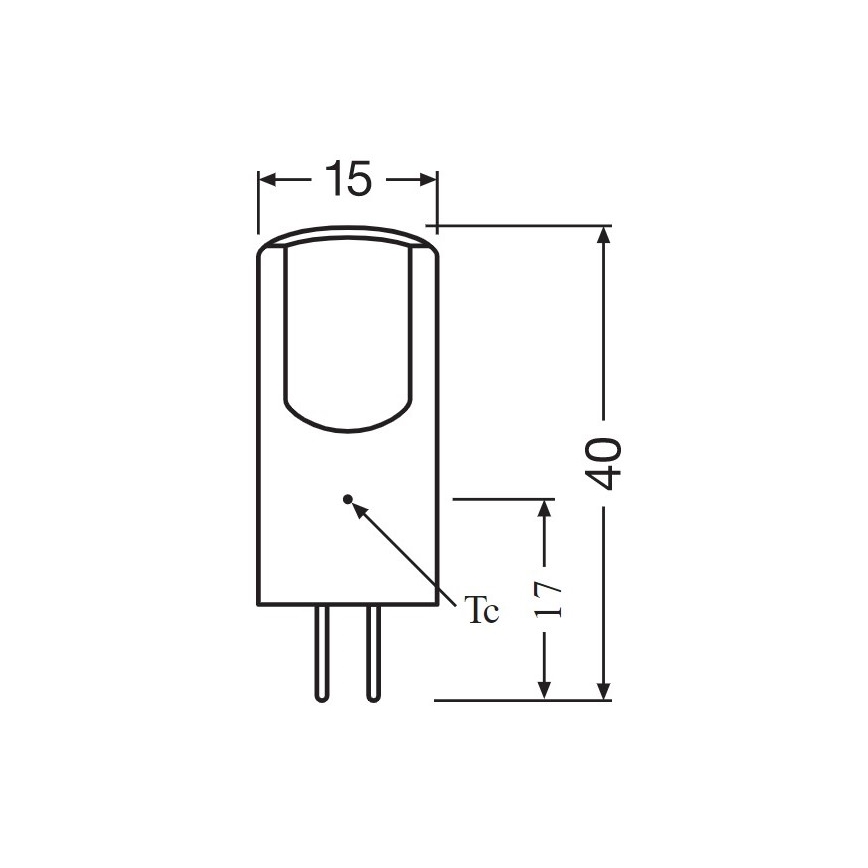 LED Dimmelhető izzó G4/2W/12V 2700K - Osram
